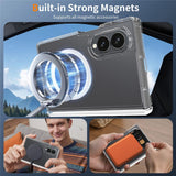 Samsung Galaxy Z Fold8 EIDERWOOD Hybrid All-Around Skyddande Skal - MagSafe Kompatibel - Genomskinlig