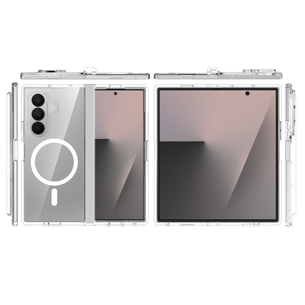 Samsung Galaxy Z Fold8 Ultra EIDERWOOD Hybrid All-Around Skyddande Skal - MagSafe Kompatibel - Genomskinlig