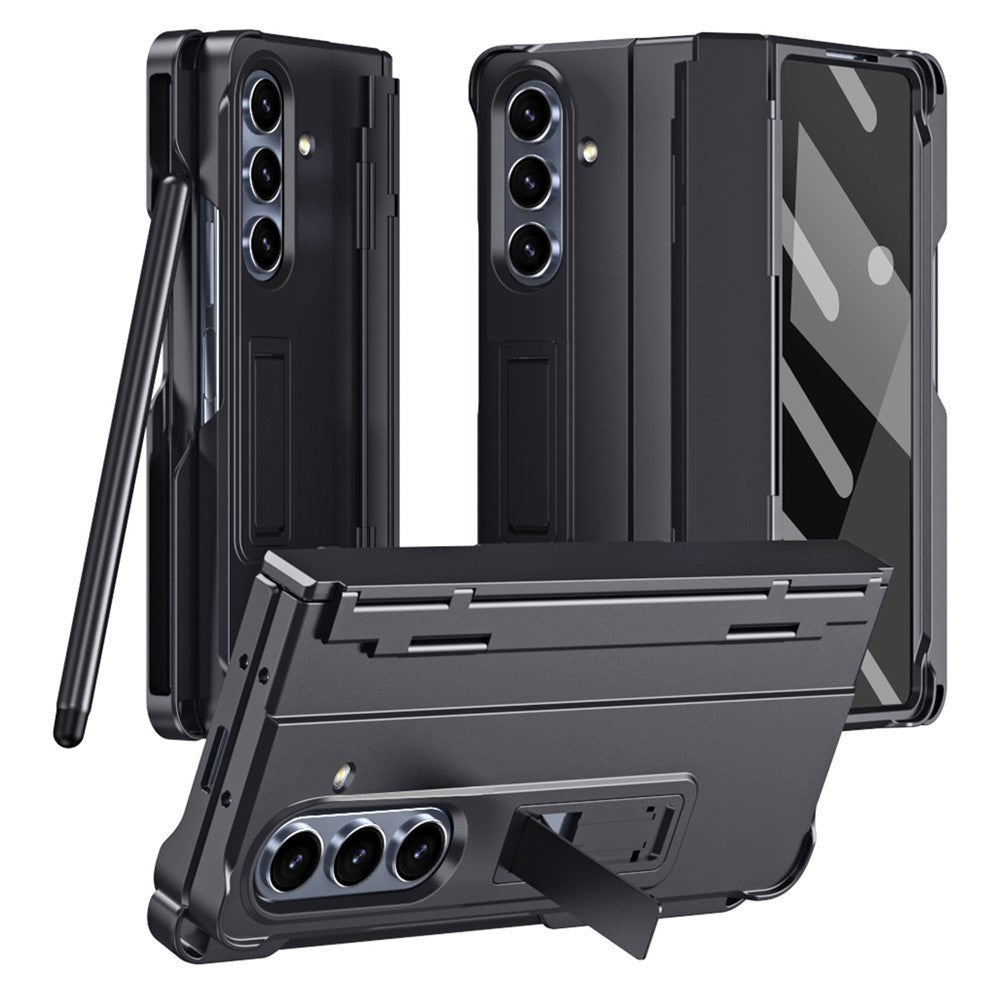 Samsung Galaxy Z Fold8 Ultra EIDERWOOD Rustigt Skal med Stativfunktion & Skärmskydd - Svart