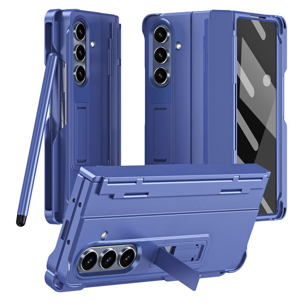 Samsung Galaxy Z Fold8 Ultra EIDERWOOD Rustigt Skal med Stativfunktion & Skärmskydd - Blå
