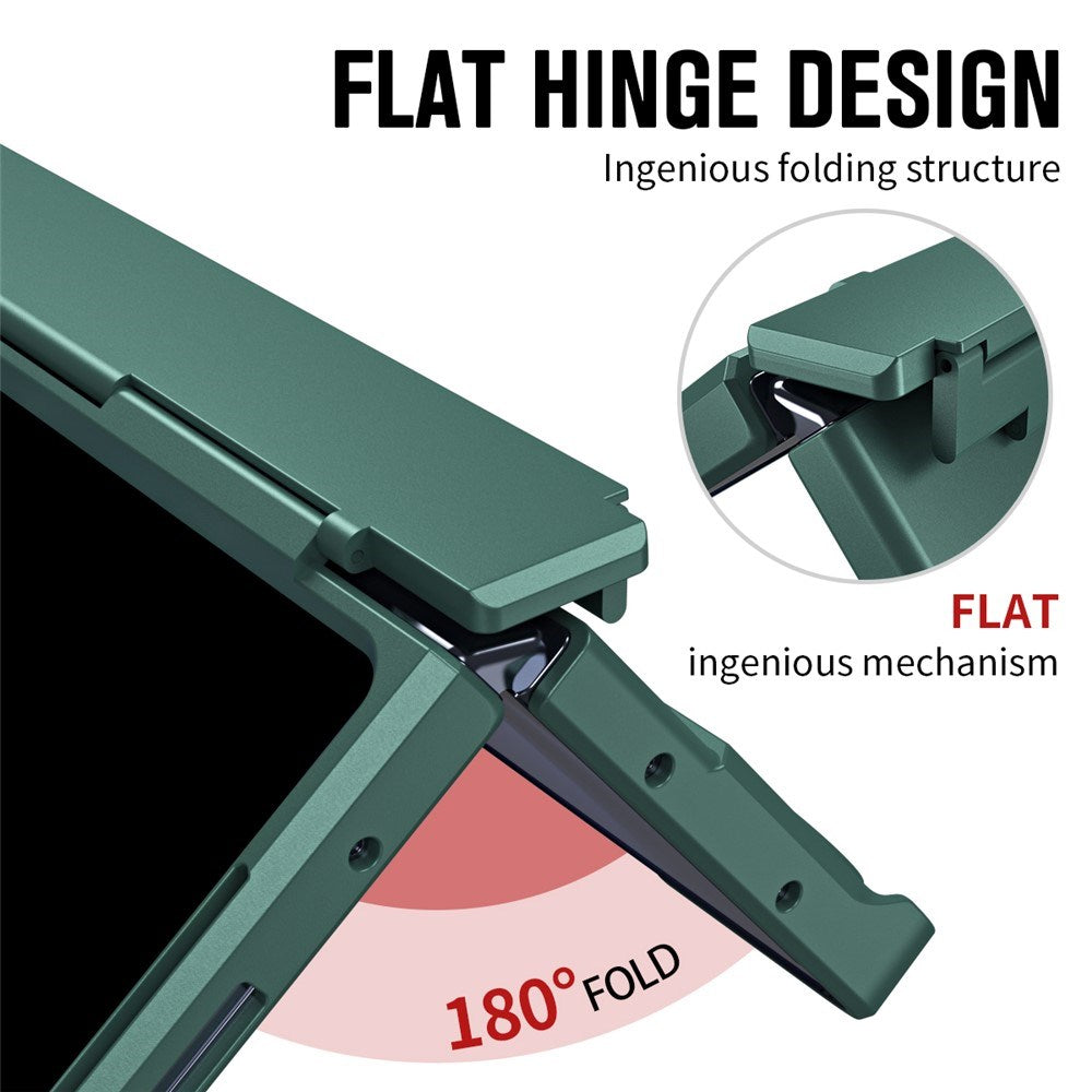 Samsung Galaxy Z Fold8 Ultra EIDERWOOD Rustigt Skal med Stativfunktion & Skärmskydd - Grön