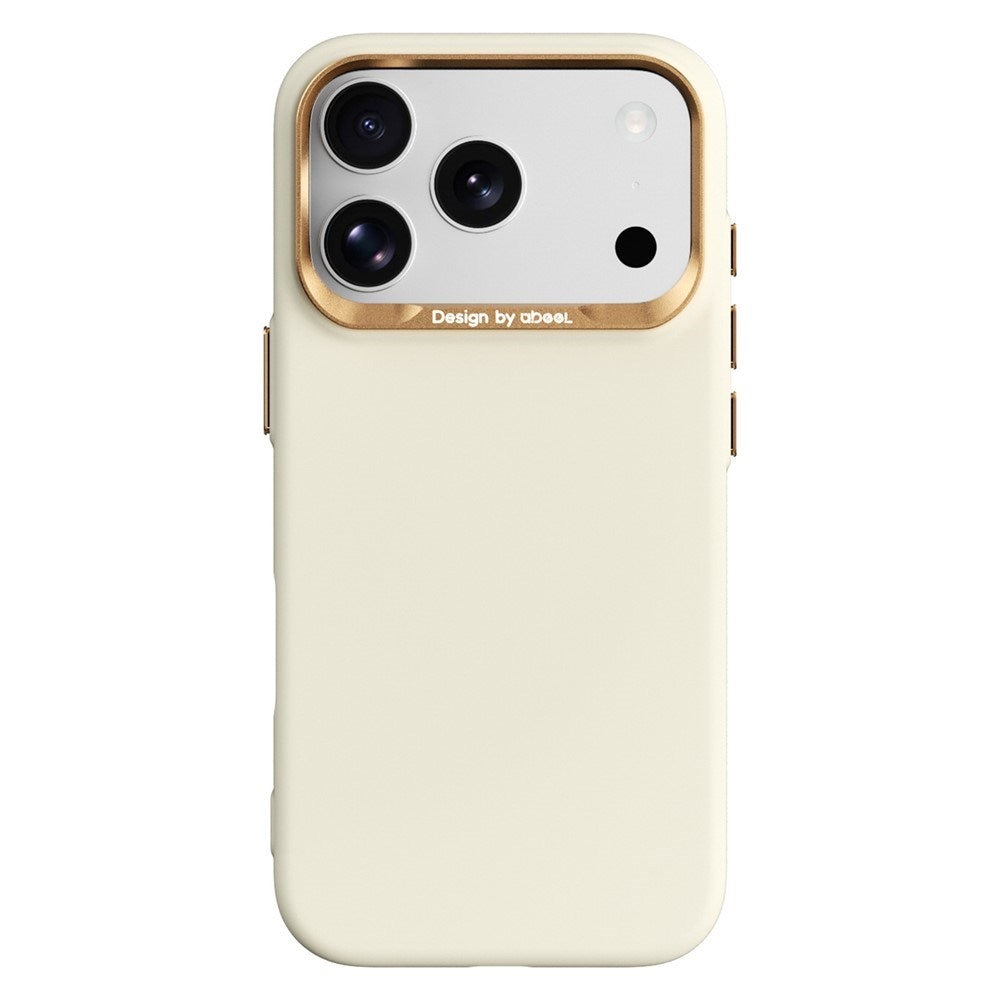 iPhone 18 Pro / 17 Pro ABEEL Hårt Soft-Touch Plast Skal - MagSafe Kompatibel - Gul