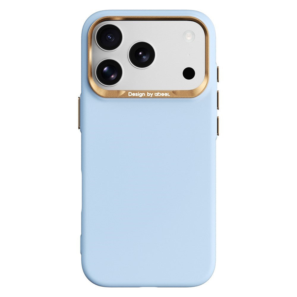 iPhone 18 Pro / 17 Pro ABEEL Hårt Soft-Touch Plast Skal - MagSafe Kompatibel - Ljusblå