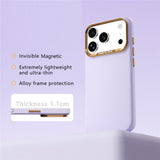 iPhone 18 Pro / 17 Pro ABEEL Hårt Soft-Touch Plast Skal - MagSafe Kompatibel - Lila