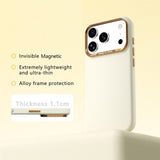 iPhone 18 Pro Max / 17 Pro Max ABEEL Hårt Soft-Touch Plast Skal - MagSafe Kompatibel - Gul