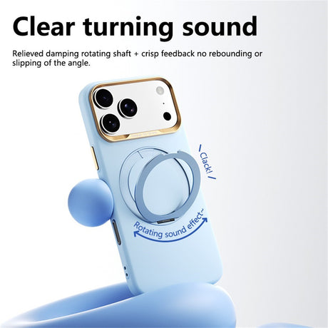 iPhone 17 Pro Max / 18 Pro Max ABEEL Hårt Soft-Touch Plast Skal m. Kickstand - MagSafe Kompatibel - Rosa
