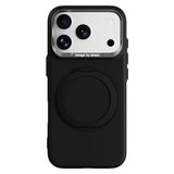 iPhone 17 Pro Max / 18 Pro Max ABEEL Hårt Soft-Touch Plast Skal m. Kickstand - MagSafe Kompatibel - Svart