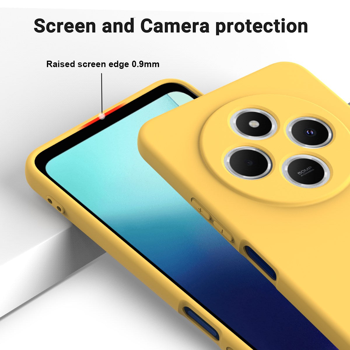 Xiaomi Redmi 17C (4G) EIDERWOOD Silikon Skal med Rem - Gul