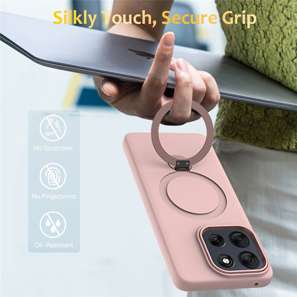 OnePlus Nord 6 / Nord CE6 EIDERWOOD Hybrid Skal med Kickstand - MagSafe Kompatibel - Rosa