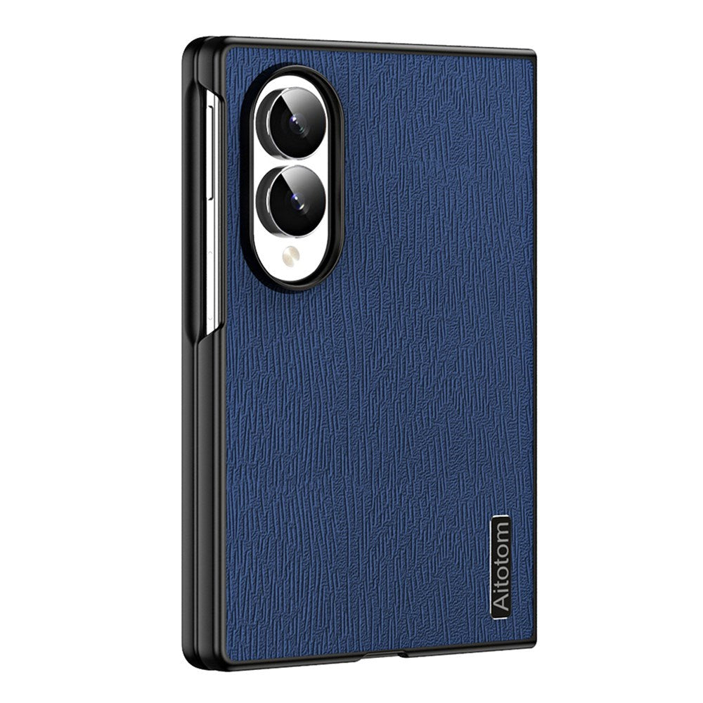 Samsung Galaxy Z Fold8 EIDERWOOD Hybrid Skal med Trästruktur - Blå