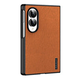 Samsung Galaxy Z Fold8 EIDERWOOD Hybrid Skal med Trästruktur - Brun