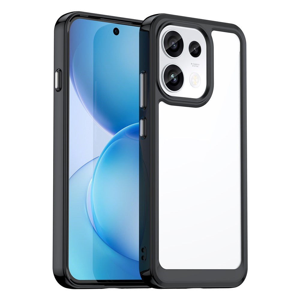 OPPO Reno16 F (5G) EIDERWOOD Hybrid Skal - Genomskinlig / Svart