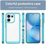 OPPO Reno16 F (5G) EIDERWOOD Hybrid Skal - Genomskinlig / Turkos
