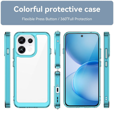 OPPO Reno16 F (5G) EIDERWOOD Hybrid Skal - Genomskinlig / Turkos