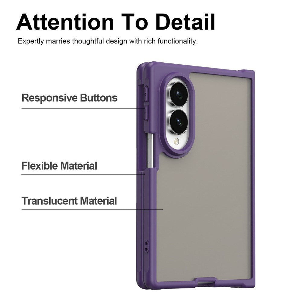 Samsung Galaxy Z Fold8 EIDERWOOD Matt Hybrid Skal - Lila