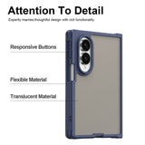 Samsung Galaxy Z Fold8 EIDERWOOD Matt Hybrid Skal - Mörkblå
