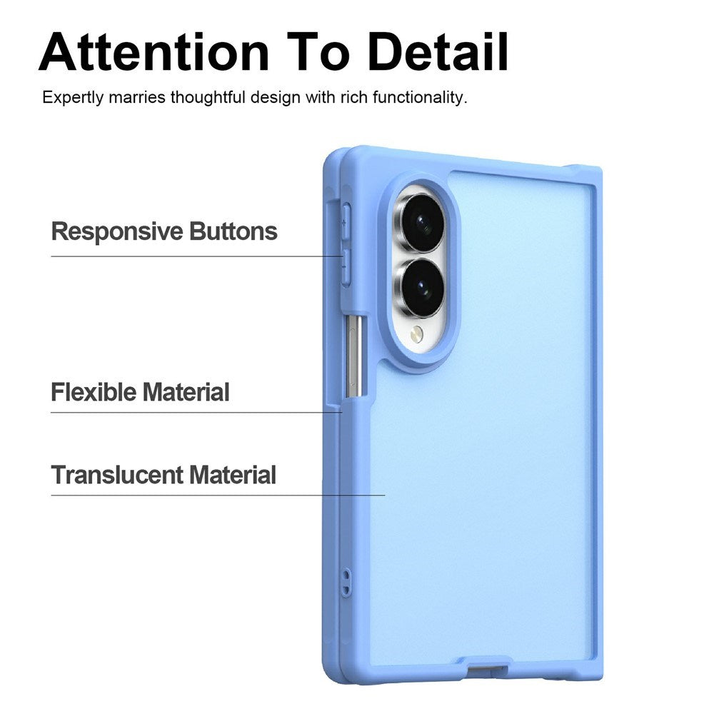 Samsung Galaxy Z Fold8 EIDERWOOD Matt Hybrid Skal - Ljusblå