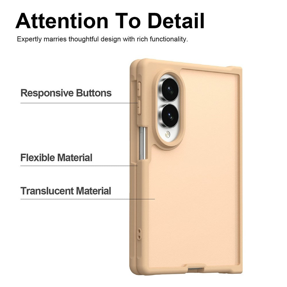 Samsung Galaxy Z Fold8 EIDERWOOD Matt Hybrid Skal - Gul