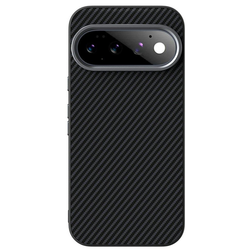Google Pixel 11 Pro ABEEL Hybrid Skal med Kolfiberstruktur - Svart