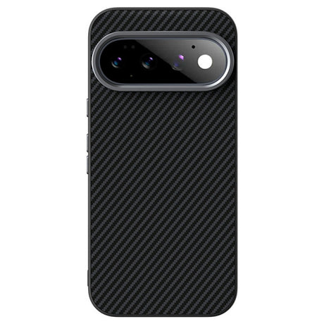Google Pixel 11 Pro ABEEL Hybrid Skal med Kolfiberstruktur - Svart