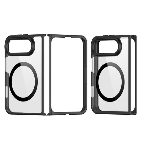 iPhone Fold DUX DUCIS Aimo Series Hybrid Skal - MagSafe Kompatibel - Genomskinlig / Svart