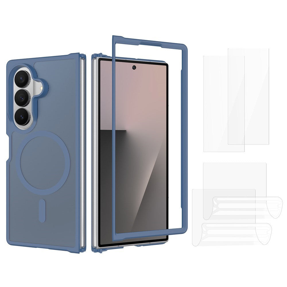 Samsung Galaxy Z Fold8 Ultra EIDERWOOD Hybrid Skal inkl. Skärmskyddsset - Blå / Genomskinlig