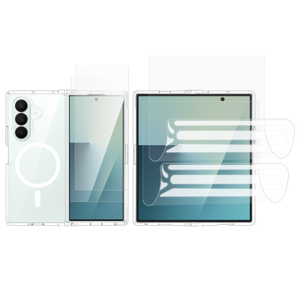 Samsung Galaxy Z Fold8 Ultra EIDERWOOD Skal med 2 x Skyddsglas & 2 x Skyddsfilm - Genomskinlig