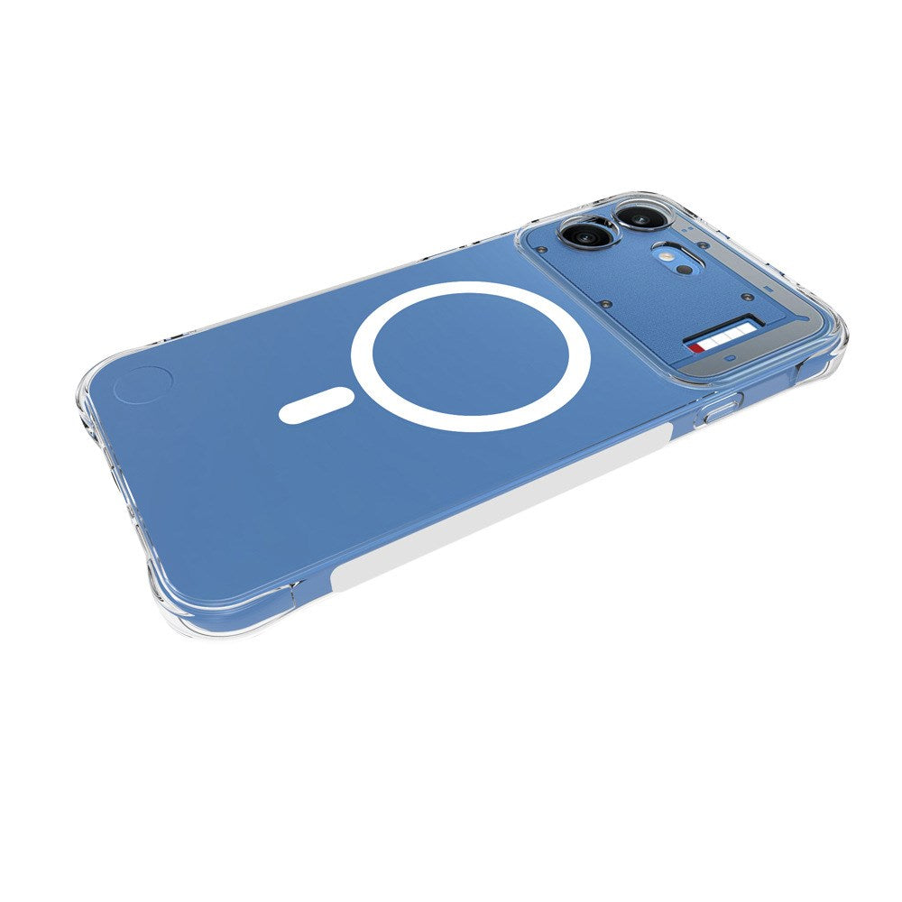 Nothing Phone (4b) WANLONFENG Flexibelt Plastskal - MagSafe Kompatibel - Genomskinlig