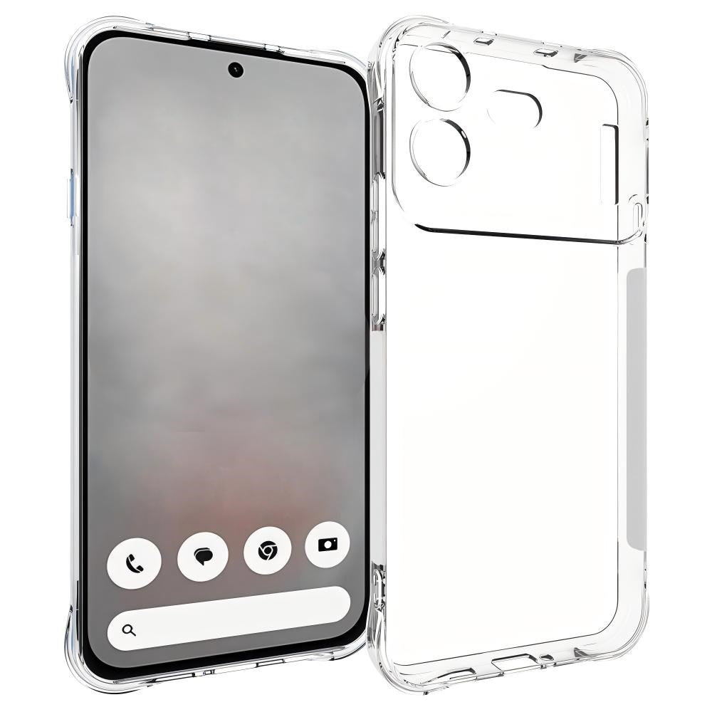 Nothing Phone (4b) WANLONFENG Flexibelt Plast Skal med Förstärkta Hörn - Genomskinlig
