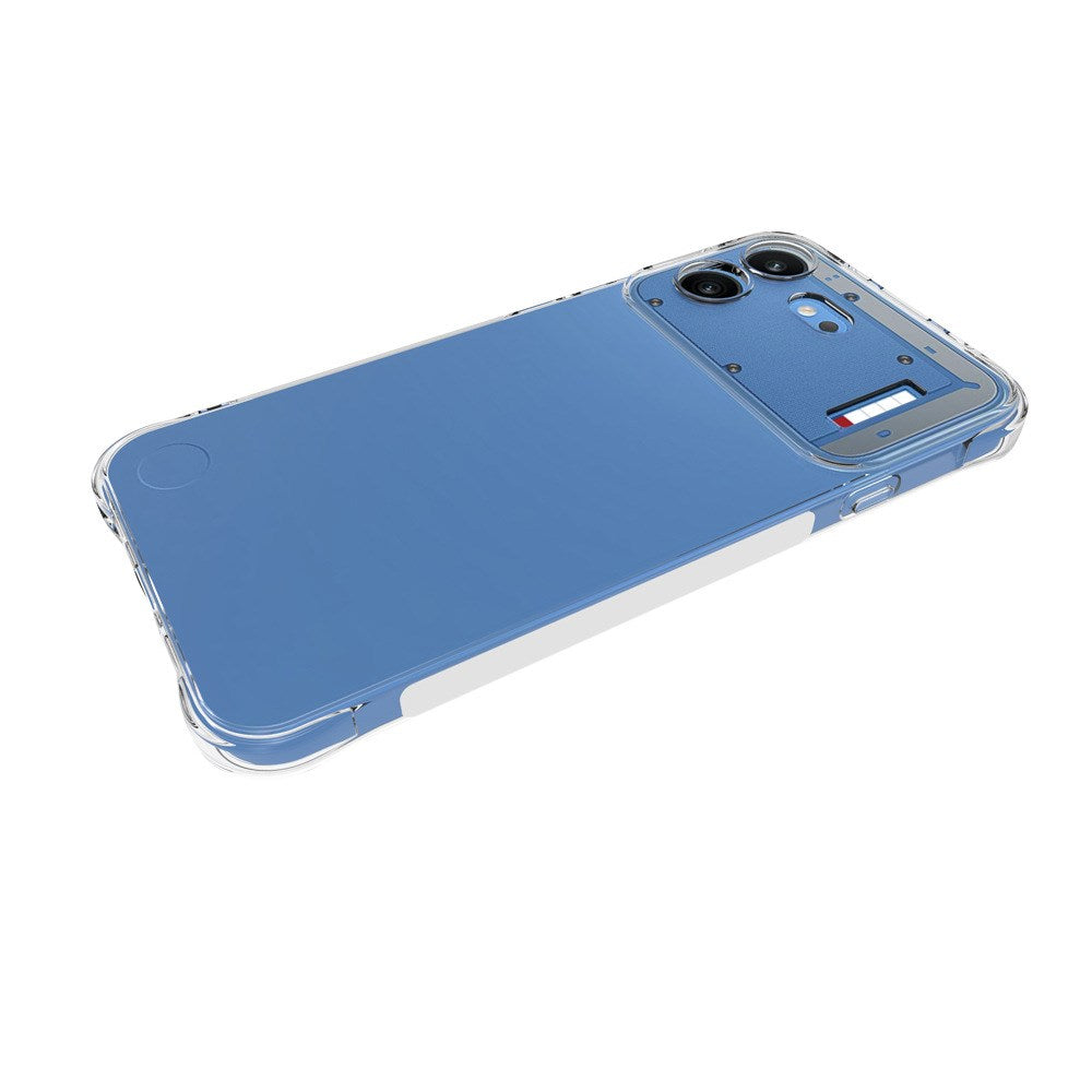 Nothing Phone (4b) WANLONFENG Flexibelt Plast Skal med Förstärkta Hörn - Genomskinlig