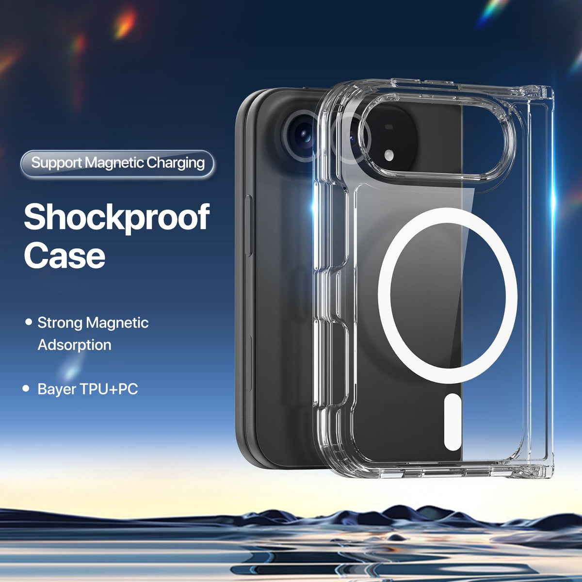 iPhone Duo DUX DUCIS Clin Series Hybrid Skal - MagSafe Kompatibelt - Genomskinligt