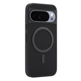 Google Pixel 11 / 11 Pro EIDERWOOD Skal med Kolfiberstruktur - MagSafe Kompatibel - Svart