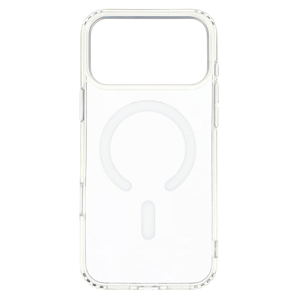 iPhone 18 Pro - 360° Skyddsset m. Skärmskydd | MagSafe Skal | Kameralinsskydd - Genomskinlig / Svart Kant
