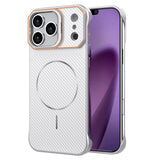 iPhone 18 Pro / 17 Pro EIDERWOOD Carbon Skal m. Kickstand - MagSafe Kompatibel - Vit