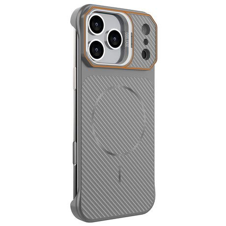 iPhone 18 Pro / 17 Pro EIDERWOOD Carbon Skal m. Kickstand - MagSafe Kompatibel - Grå