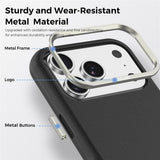 iPhone 18 Pro EIDERWOOD Konstläder Baksida Skal m. Avtagbar Korthållare - MagSafe Kompatibel - Svart