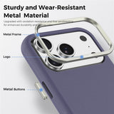 iPhone 18 Pro EIDERWOOD Konstläder Baksida Skal m. Avtagbar Korthållare - MagSafe Kompatibel - Lila