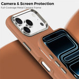 iPhone 18 Pro EIDERWOOD Konstläder Baksida Skal m. Avtagbar Korthållare - MagSafe Kompatibel - Brun