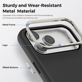 iPhone 18 Pro Max EIDERWOOD Konstläder Baksida Skal m. Avtagbar Korthållare - MagSafe Kompatibel - Svart