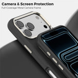iPhone 18 Pro Max EIDERWOOD Konstläder Baksida Skal m. Avtagbar Korthållare - MagSafe Kompatibel - Svart