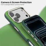 iPhone 18 Pro Max EIDERWOOD Konstläder Baksida Skal m. Avtagbar Korthållare - MagSafe Kompatibel - Grön
