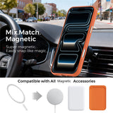 iPhone 18 Pro Max EIDERWOOD Konstläder Baksida Skal m. Avtagbar Korthållare - MagSafe Kompatibel - Orange