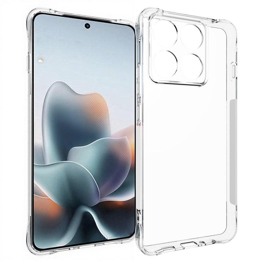 Motorola Edge 70 Max EIDERWOOD Flexibelt Plast Skal med Stötdämpande Hörn - Genomskinlig