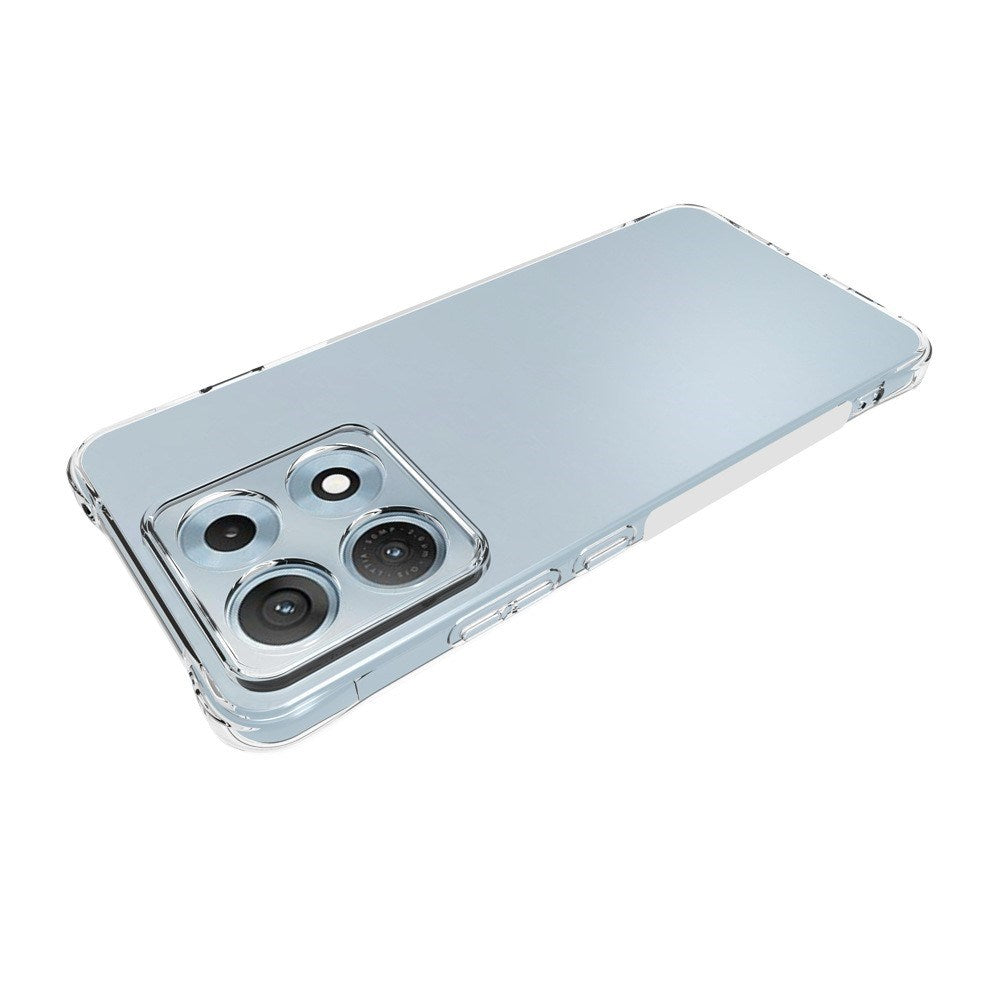 Motorola Edge 70 Max EIDERWOOD Flexibelt Plast Skal med Stötdämpande Hörn - Genomskinlig