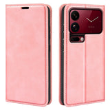 Xiaomi 18 Pro Max EIDERWOOD Fodral i Konstläder med Plånboksfack och Stativfunktion - Rosa