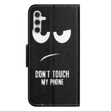 Samsung Galaxy A34 (5G) Plånboksfodral - "Don't Touch My Phone"