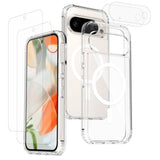 Google Pixel 11 Pro XL Skyddsset med 1 x MagSafe Skal & 2 x Skärmskydd & 2 x Kameralinsglas - Genomskinlig