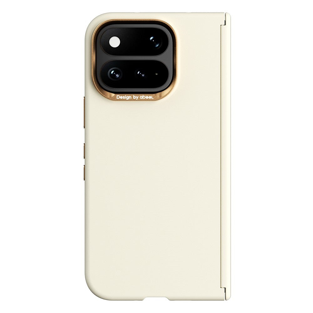 Google Pixel 11 Pro Fold ABEEL Hårt Soft-Touch Plast Skal - MagSafe Kompatibel - Gul
