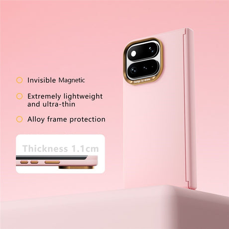 Google Pixel 11 Pro Fold ABEEL Hårt Soft-Touch Plast Skal - MagSafe Kompatibel - Rosa