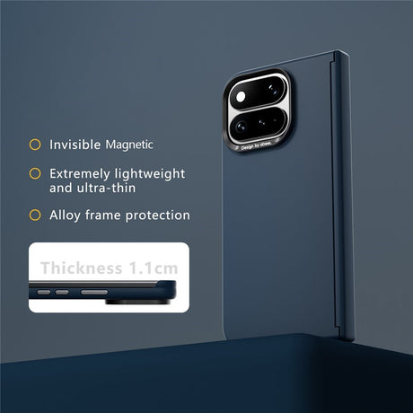 Google Pixel 11 Pro Fold ABEEL Hårt Soft-Touch Plast Skal - MagSafe Kompatibel - Mörkblå